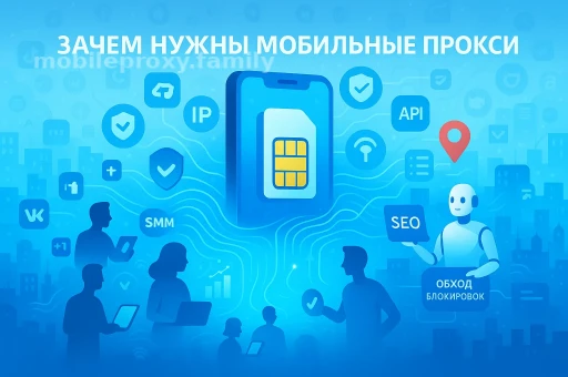 Зачем нужны мобильные прокси.